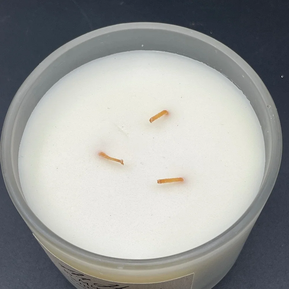 At Home by Mirabeau White Pumpkin 3-Wick Soy Blend Candle 12oz So Thankful Lid